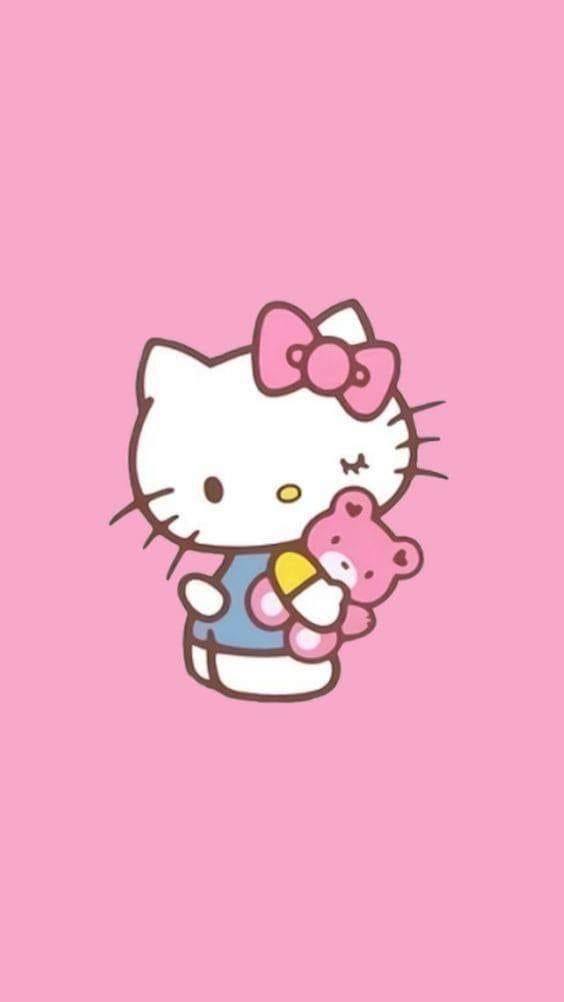 Aesthetic-Kuromi-Hello-Kitty-Wallpaper