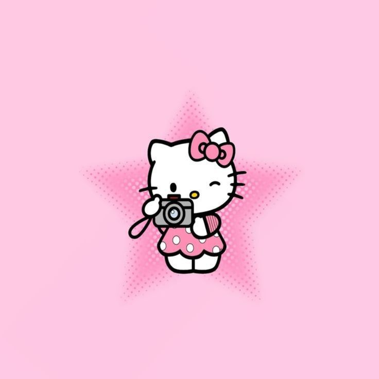 Dark-Blue-Hello-Kitty-Wallpaper