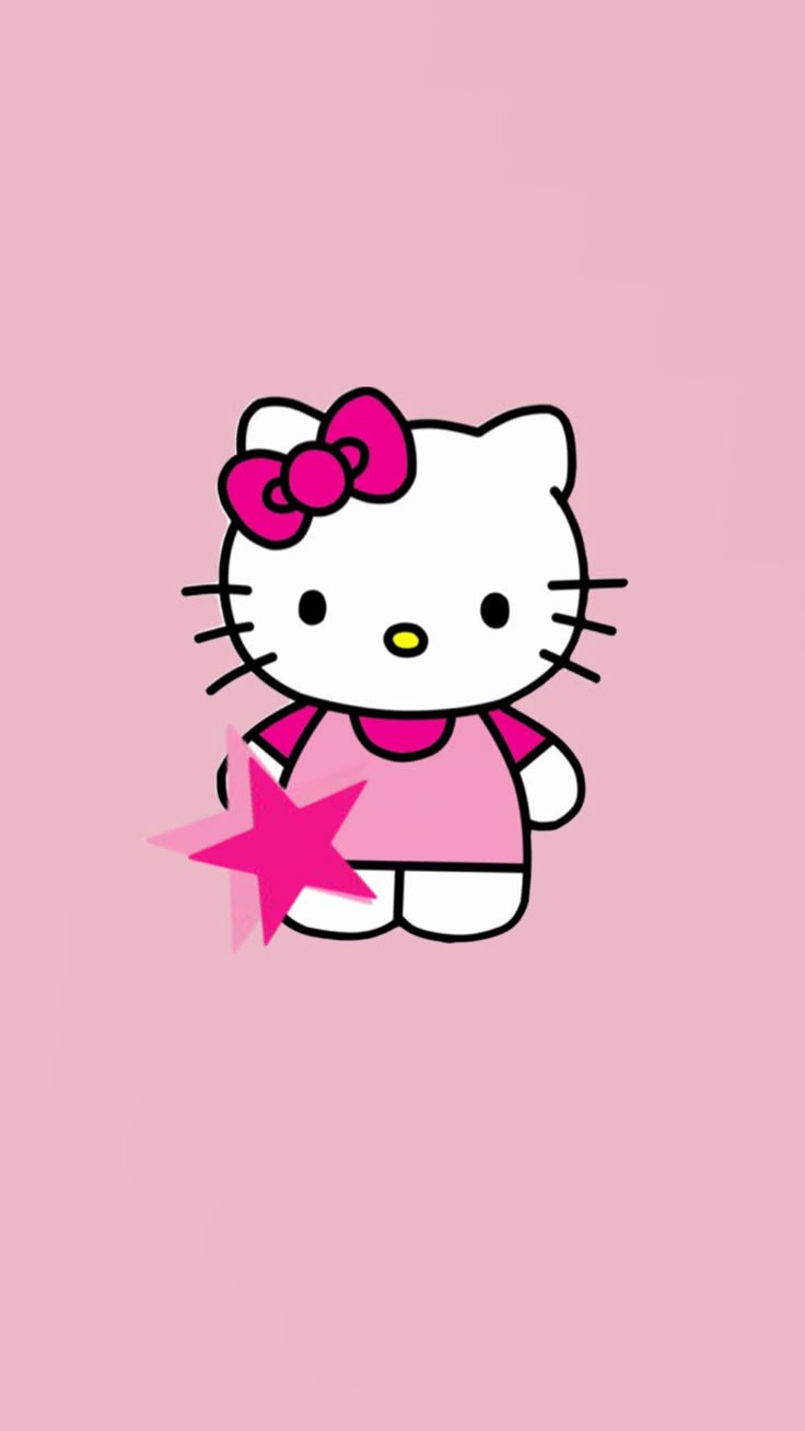 Dark-Skin-Hello-Kitty-Wallpaper