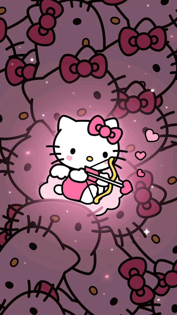 Hello-Kitty-Wallpaper-Black-And-White