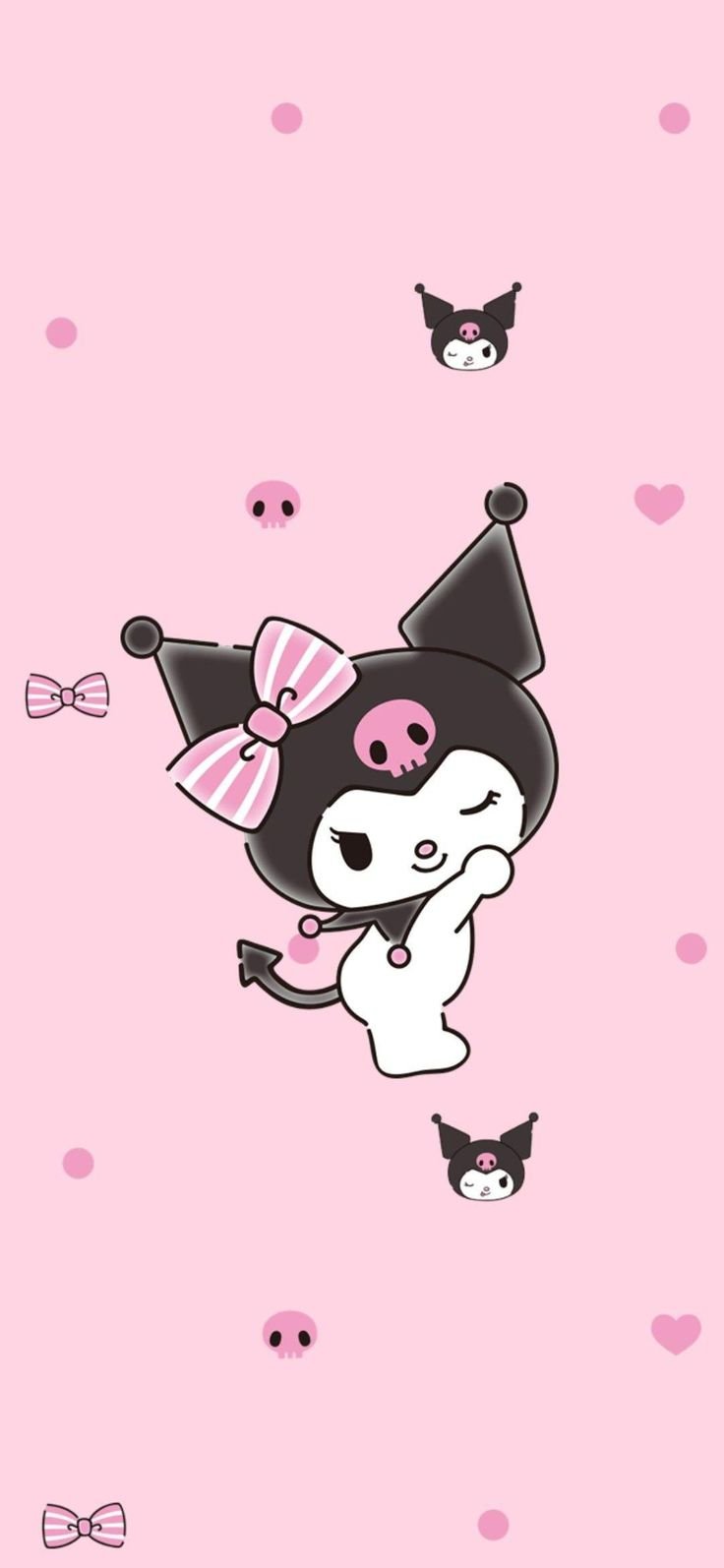 angry kuromi wallpaper