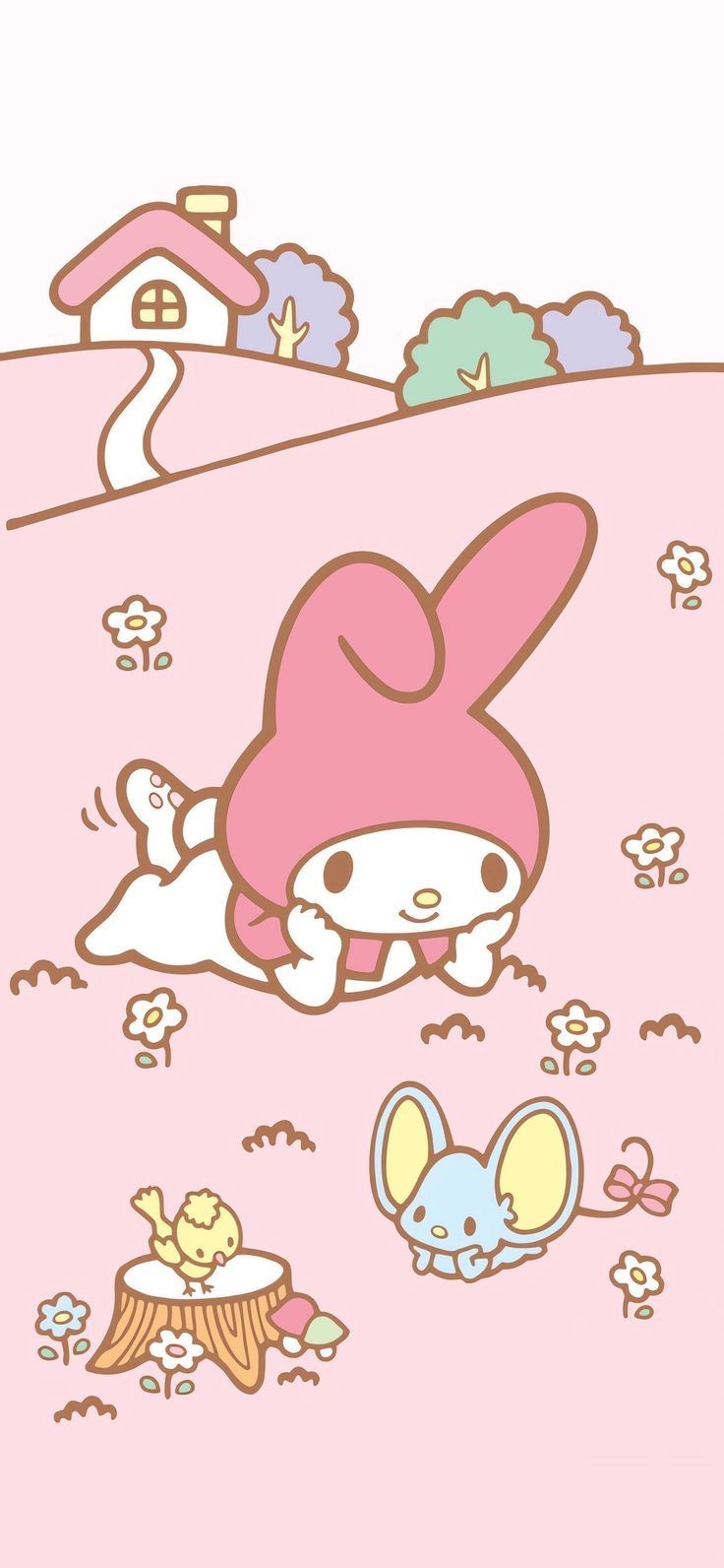 best friend kuromi and my melody wallpaper