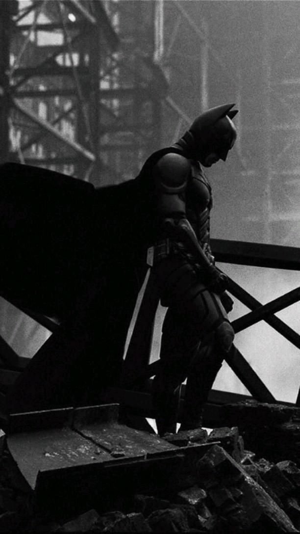 black and white batman wallpaper