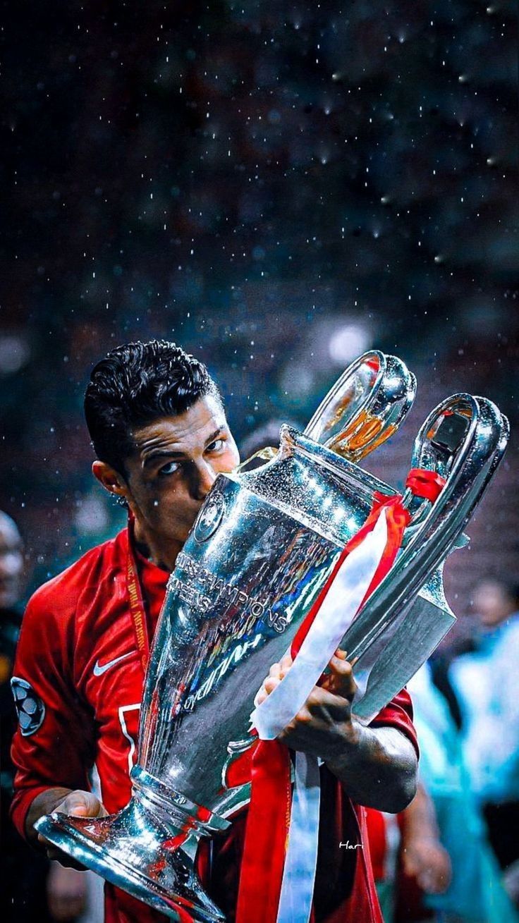 blue ronaldo wallpaper
