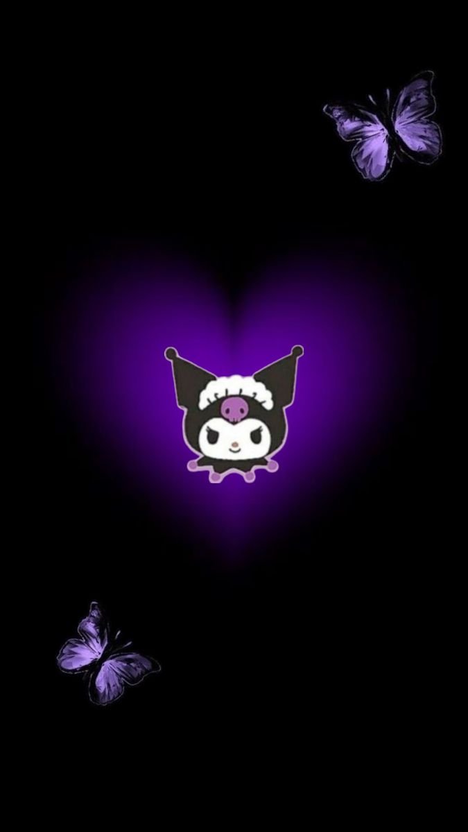 dark kuromi wallpaper