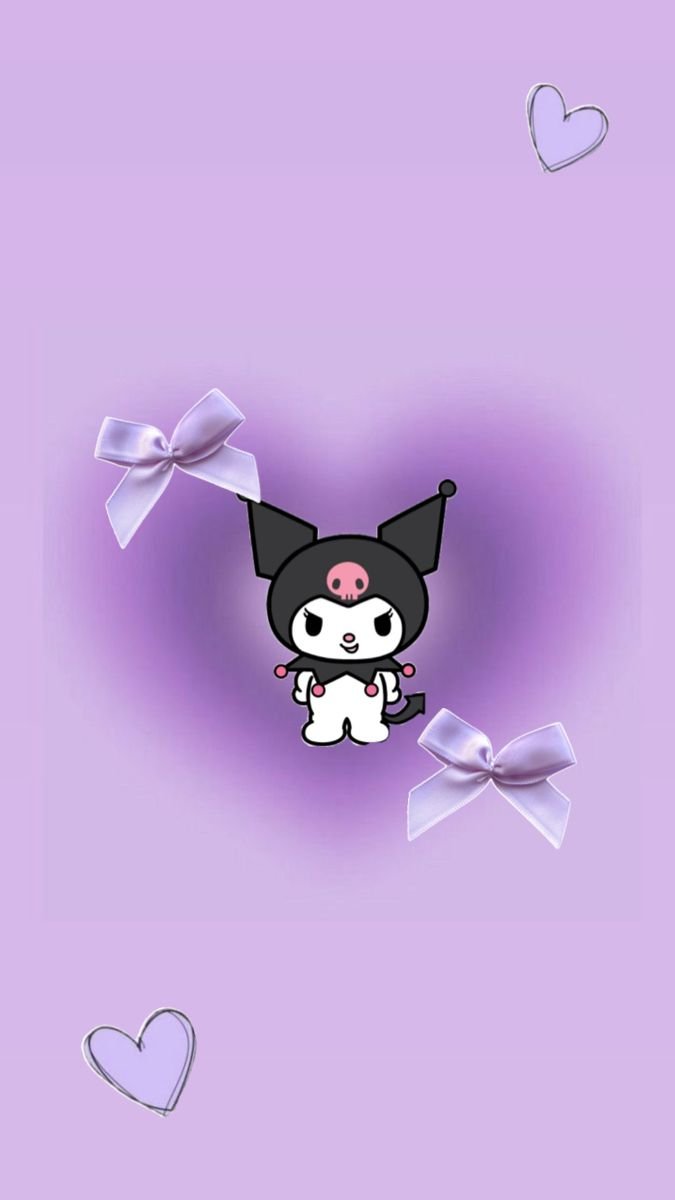 kuromi emo hello kitty wallpaper