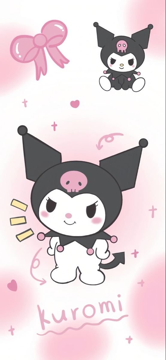 kuromi wallpaper black iphone