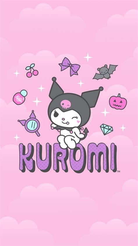 kuromi wallpaper blue