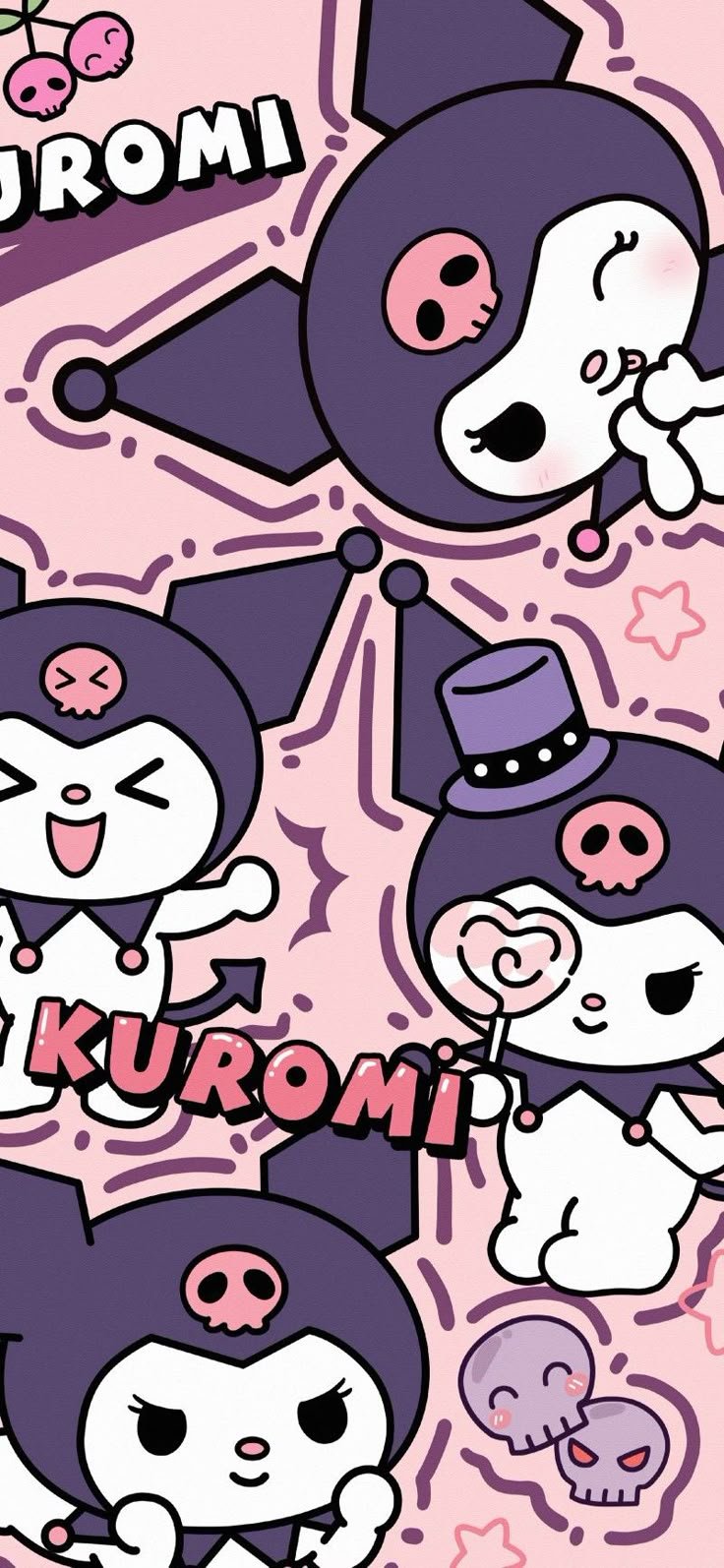 kuromi wallpaper coloring pages