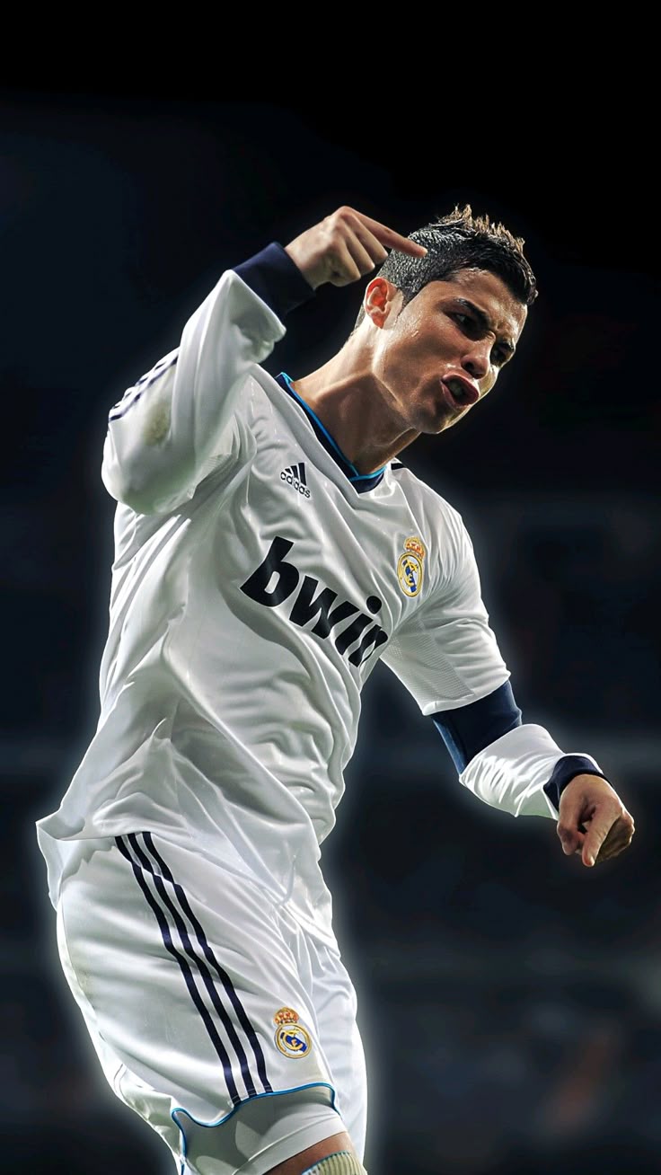 ronaldo wallpaper blue